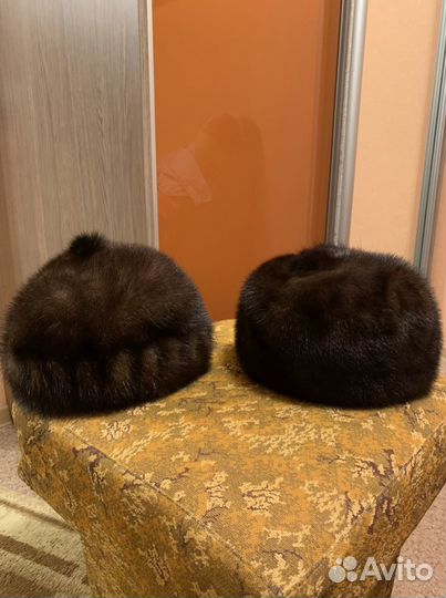 Шапка норковая женская