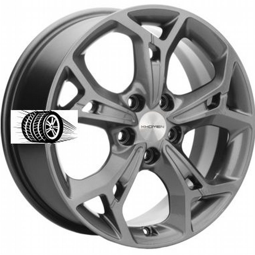 Литые диски Khomen Wheels 7×R17 5×114.3