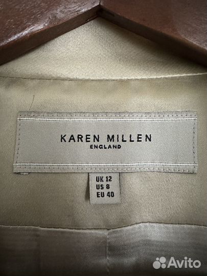 Плащ-тренч женский бежевый Karen Millen 44-46р