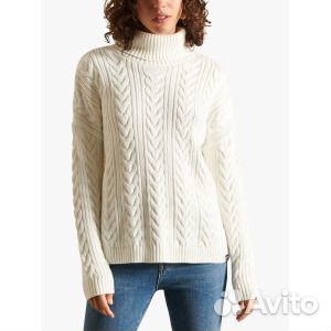 Вязаный джемпер с воротником-стойкой Superdry с за