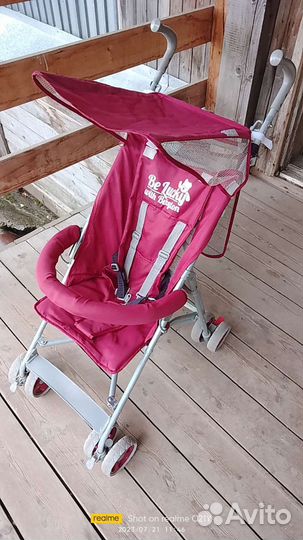 Прогулочная коляска трость бу