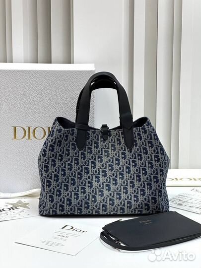 Сумка christian Dior Denim Oblique