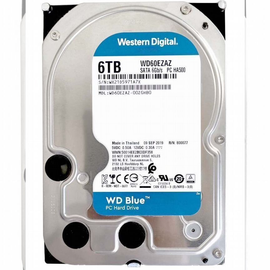 [WD60EZAZ] Жесткий Диск Western Digital 6tb Sata3.5 Wd60ezaz