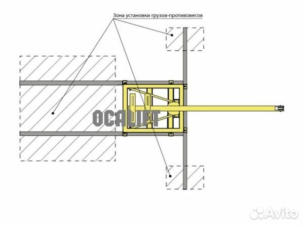 Аренда и услуги коленчатого подъёмника, 40 м