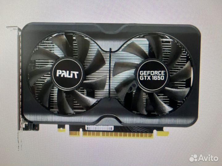 Видеокарта Palit gtx 1650 4Гб DDR6