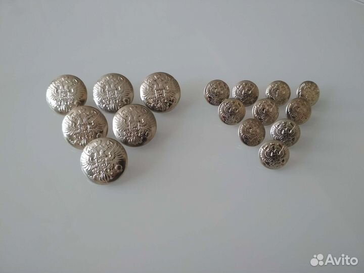 Пуговицы металлические с гербом