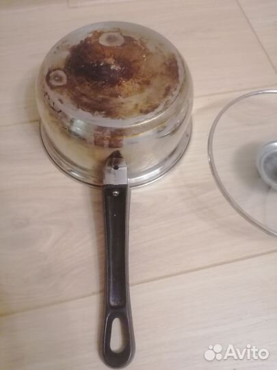 Ковш с крышкой и турка для кофе