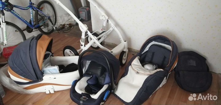 Коляска 3 в 1 адамекс барлетта