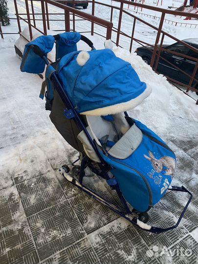 Коляска санки