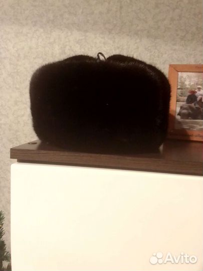 Норковая шапка мужская 59 60