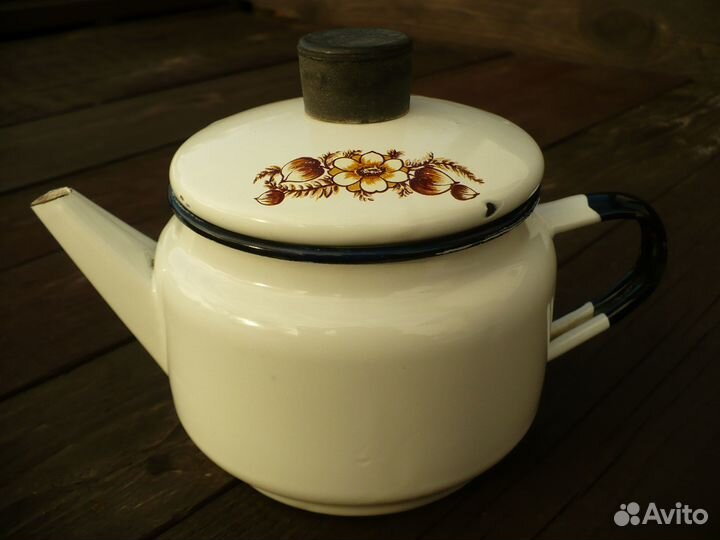 Чайник заварочный эмалированный СССР