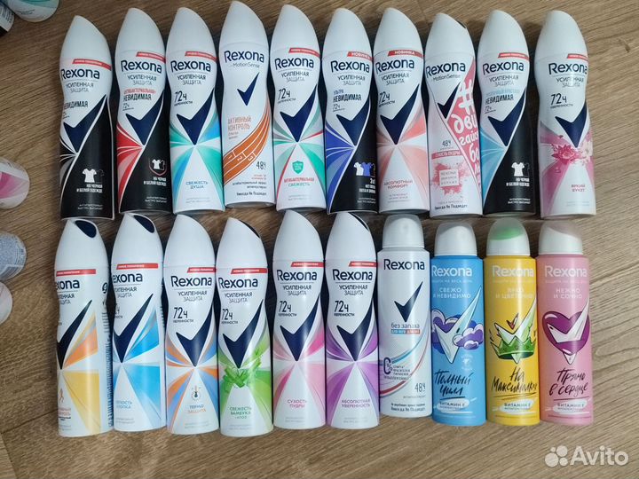 Дезодорант антиперспирант Rexona, Dove, Nivea