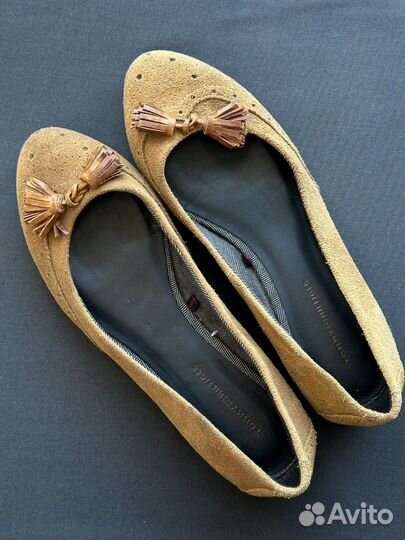 Замшевые балетки Tommy Hilfiger (оригинал), 38