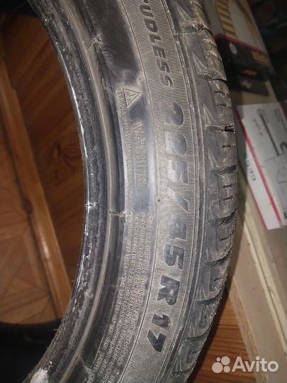 Шины разноширокие р17 225 45, 245 45