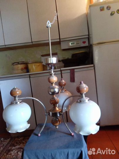 Люстра потолочная подвесная бу