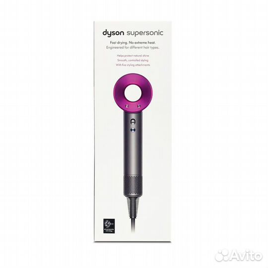 Фен Dyson Supersonic HD07 никель / фуксия оригинал