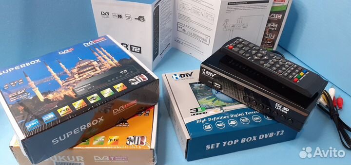 Цифровая тв приставка 2в1 Гарантия Интернет Запись