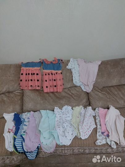 Детские вещи пакетом от 0 до года