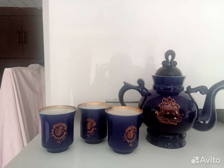 Синяя посуда набор СССР