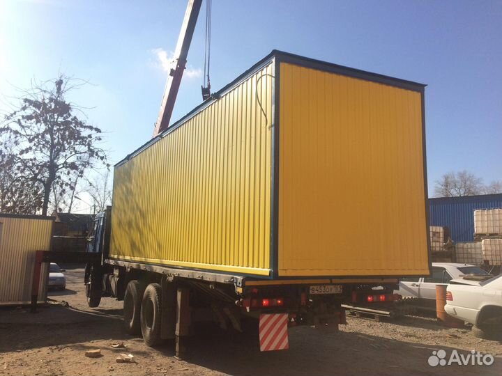 Бытовка блок-контейнер для дачи, оплата по безналу