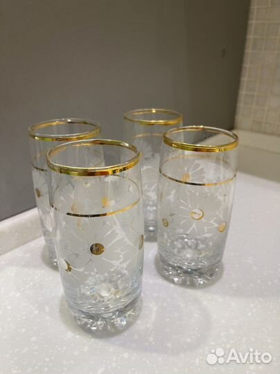 Фужеры стекло СССР стаканы бокалы