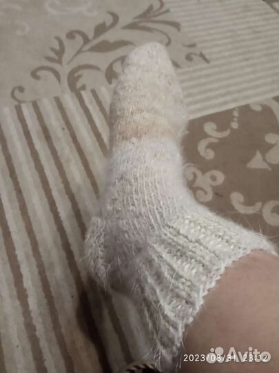 Носки из шерсти собаки