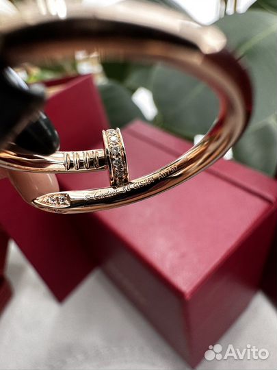 Cartier кольцо гвоздь с бриллиантами 750 проба