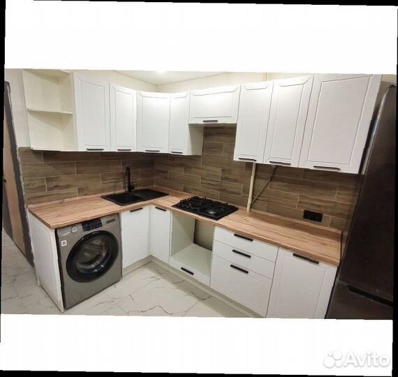 Кухонный гарнитур белый модульный новый