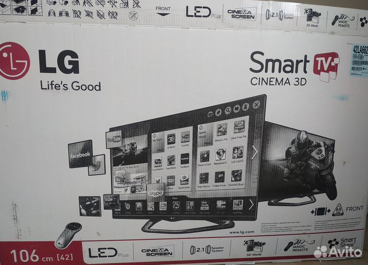 Телевизор lg SMART tv
