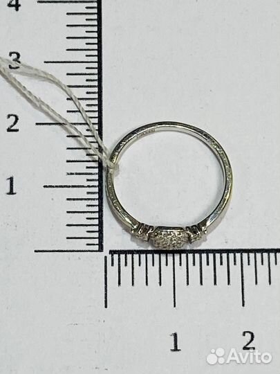 Золотое кольцо с бриллиантами (17250)*