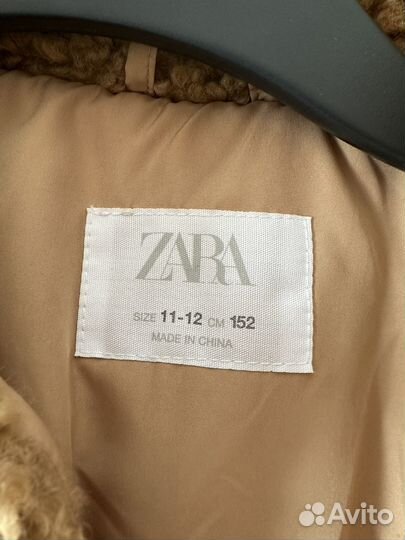 Искуственная шуба Zara демисезонная