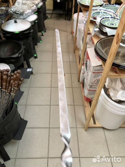 Шампура с деревянной ручкой 45 см