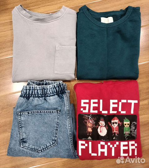 Толстовки, джинсы