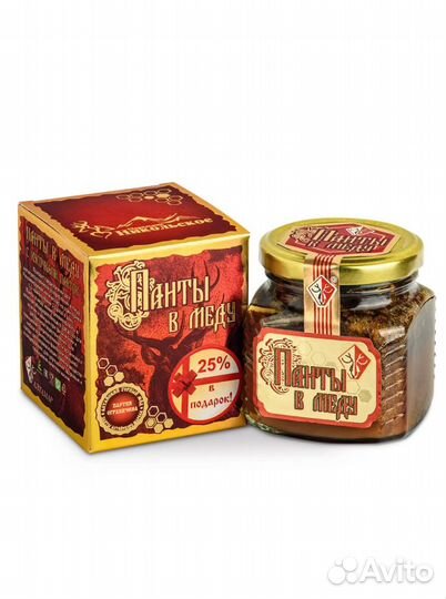 Панты Алтайского Марала в Меду(для мужчин и женщин