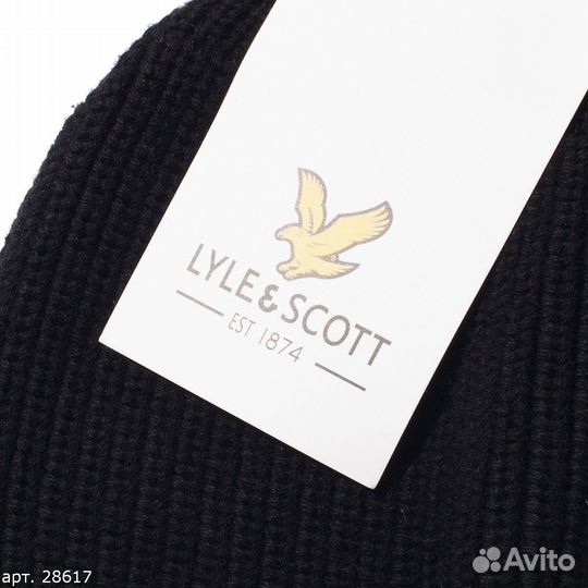 Шапка Lyle Scott черная