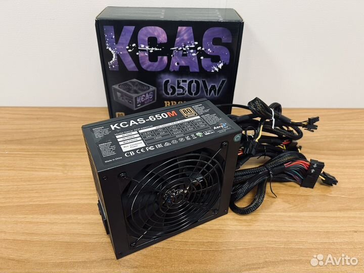 Блок питания модульный kcas 650w 80+ bronze