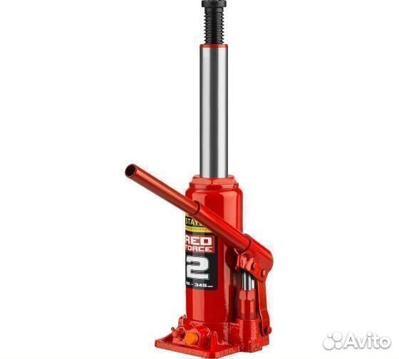 Домкрат бутылочный Stayer RED force 2т 181-345мм