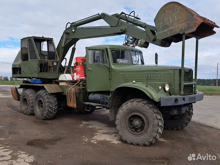 Эксковатор на базе краз 255