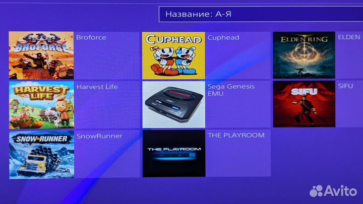 Sony PS4 прошитая Hen