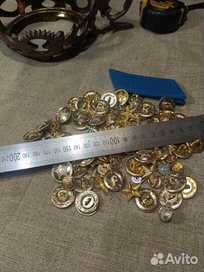 Пуговицы одним лотом кучей фурнитура