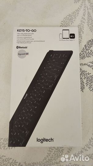 Logitech Keys To Go bluetooth клавиатура