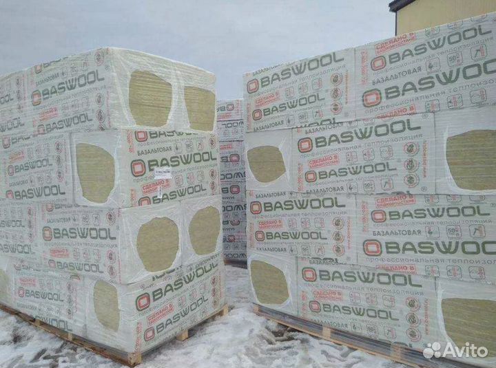 Теплоизоляция стен Baswool 60 кг/м3