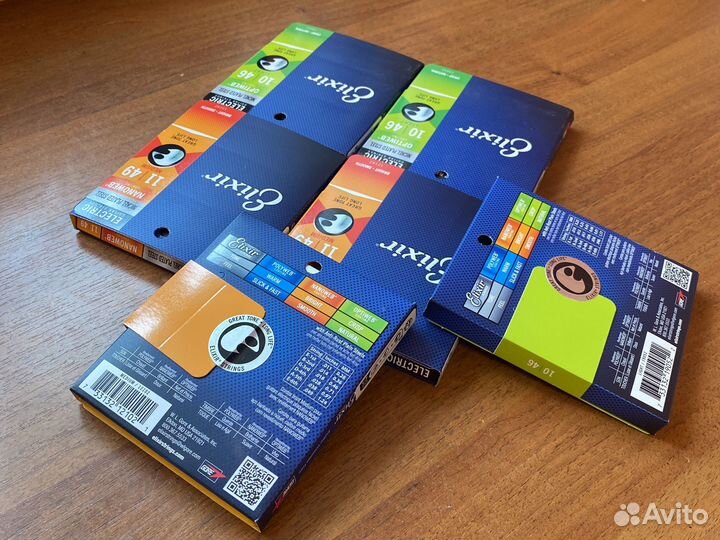 Струны для электрогитары Elixir 10-46, 11-49