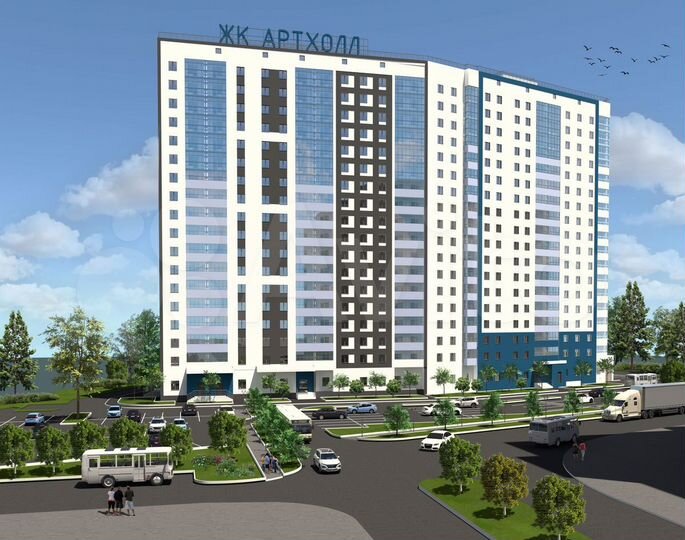 1-к. квартира, 43,9 м², 5/19 эт.