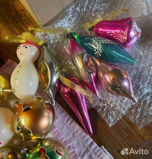 Елочные игрушки СССР