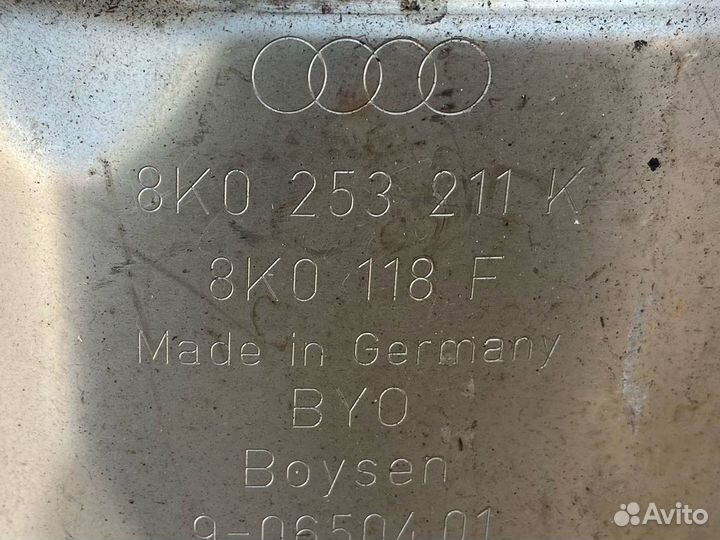 Труба приемная глушителя 8K0253211K Audi S6 C7 4.0