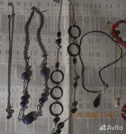 Винтажные украшения (колье)бижутерия ldadpr