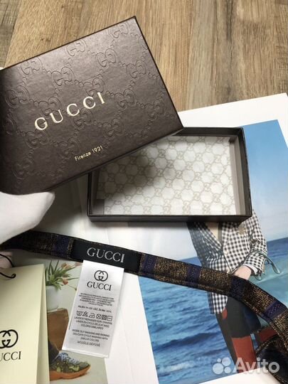 Галстук бабочка Gucci шелк Италия Новая (#206)