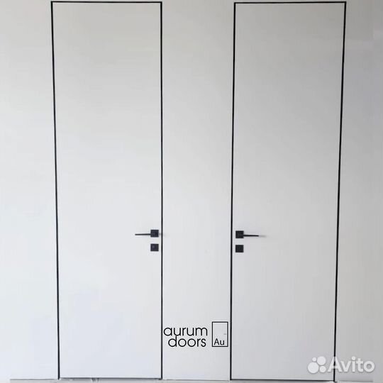 Скрытая дверь в размере