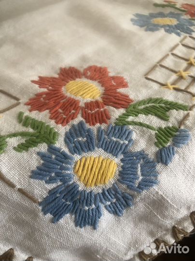 Скатерть винтаж антиквариат салфетки